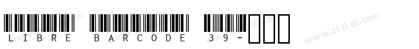 Libre Barcode 39字体转换